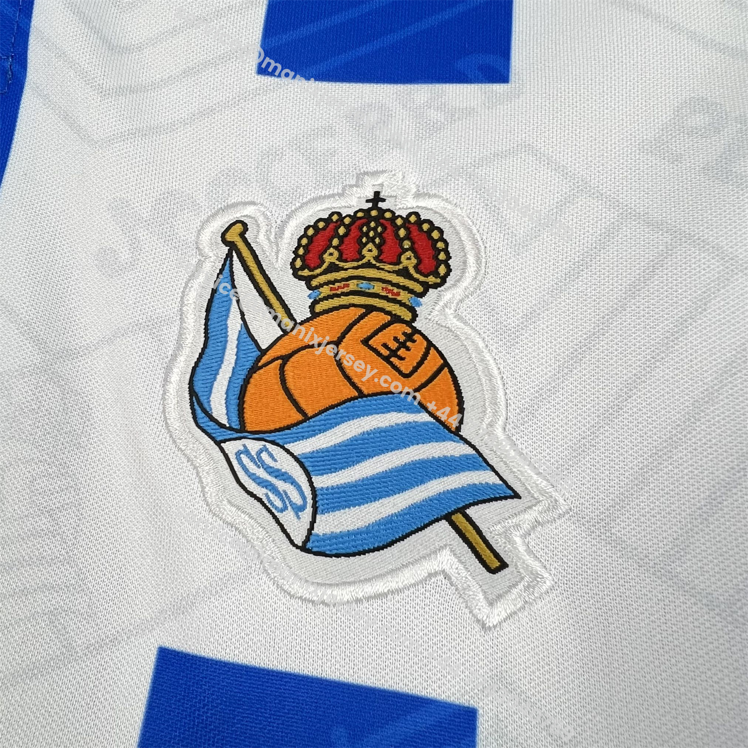 Real Sociedad 25-26 White With Royal Blue Retro Style Special Jersey - Fans Version:football jersey mysite: unitedjerseyfootball 邓江浪:football