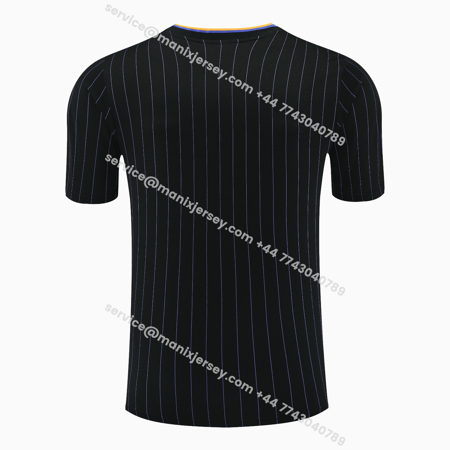 ManixJersey.com | Manchester United 25-26 Short-Sleeve Training Set - Black Top & Black Shorts -Customize Name, Number and Patch | Worldwide Shipping