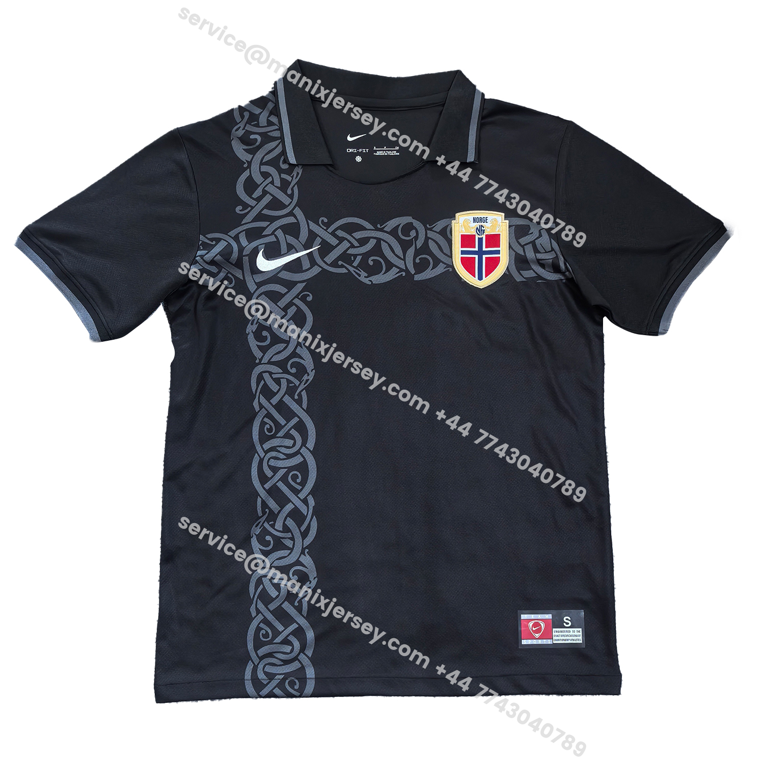 ManixJersey.com | Norway 2026 Black Special Jersey - Fans Version -Customize Name, Number and Patch | Worldwide Shipping
