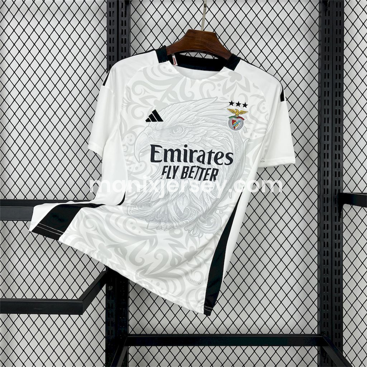 ManixJersey.com | Benfica 24-25 White Concept Jersey - Fans Version -Customize Name, Number and Patch | Worldwide Shipping