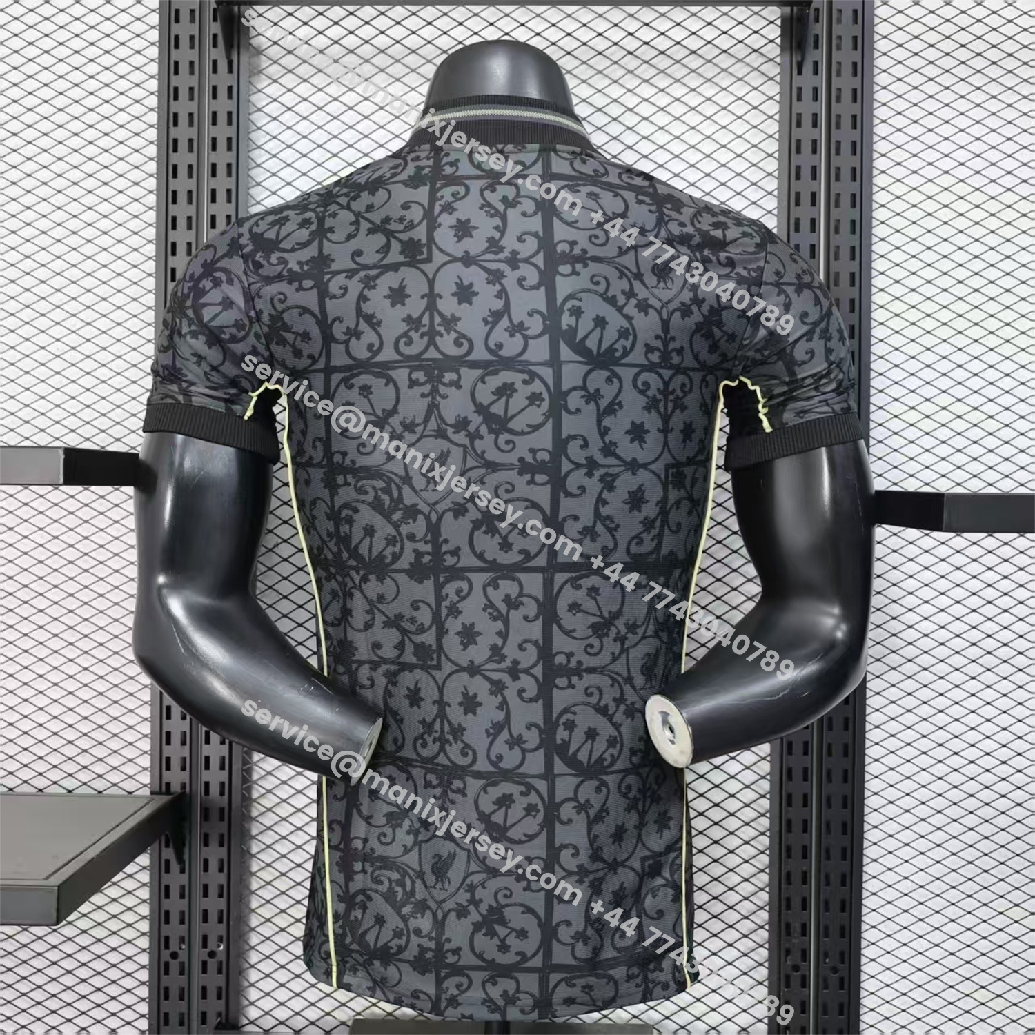 ManixJersey.com | Liver.pool 25-26 Black Floral Pattern Special Jersey - Player Version -Customize Name, Number and Patch | Worldwide Shipping