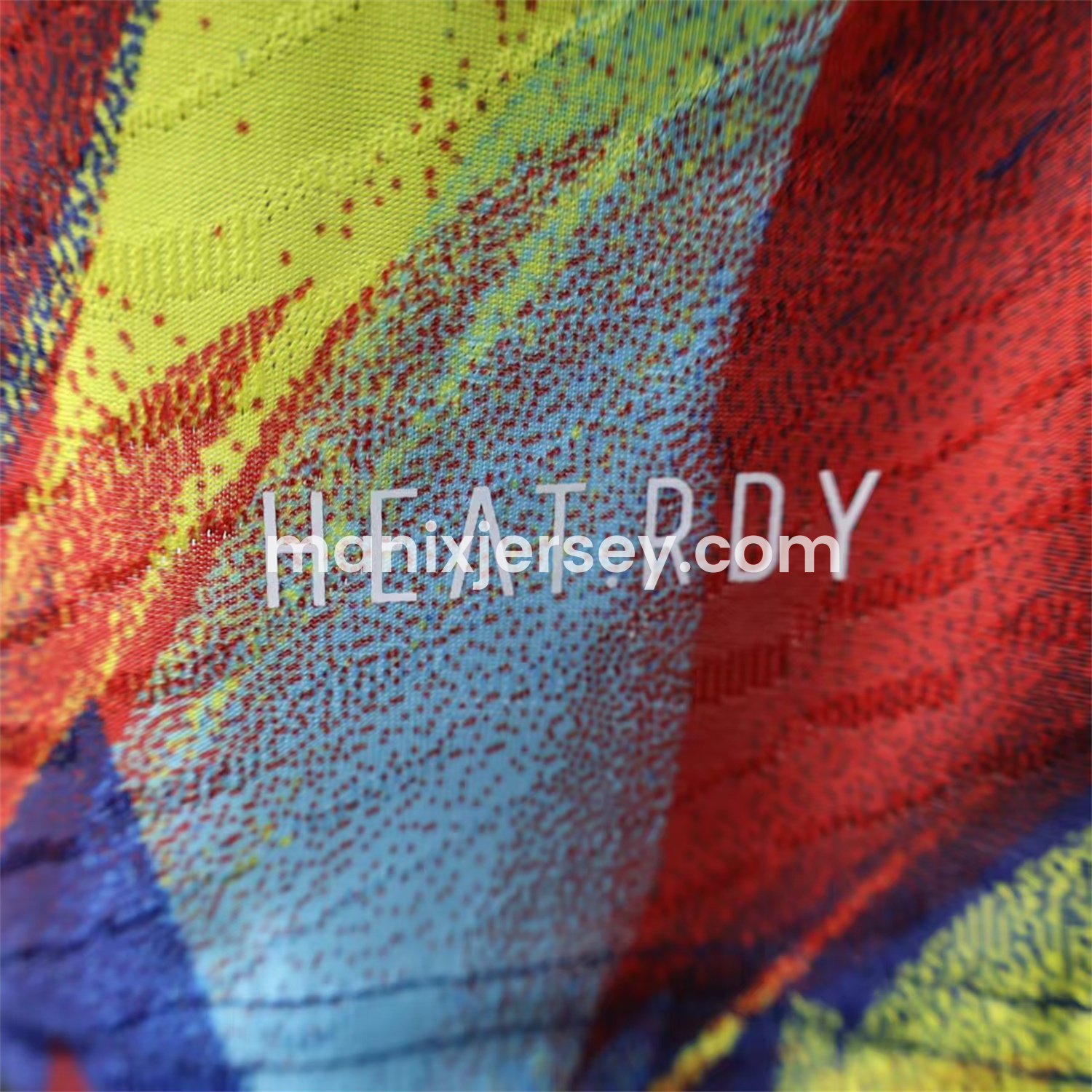 ManixJersey.com | Arsenal 25-26 Colorful Flame Graffiti Pre-match Training Jersey - Player Version -Customize Name, Number and Patch | Worldwide Shipping