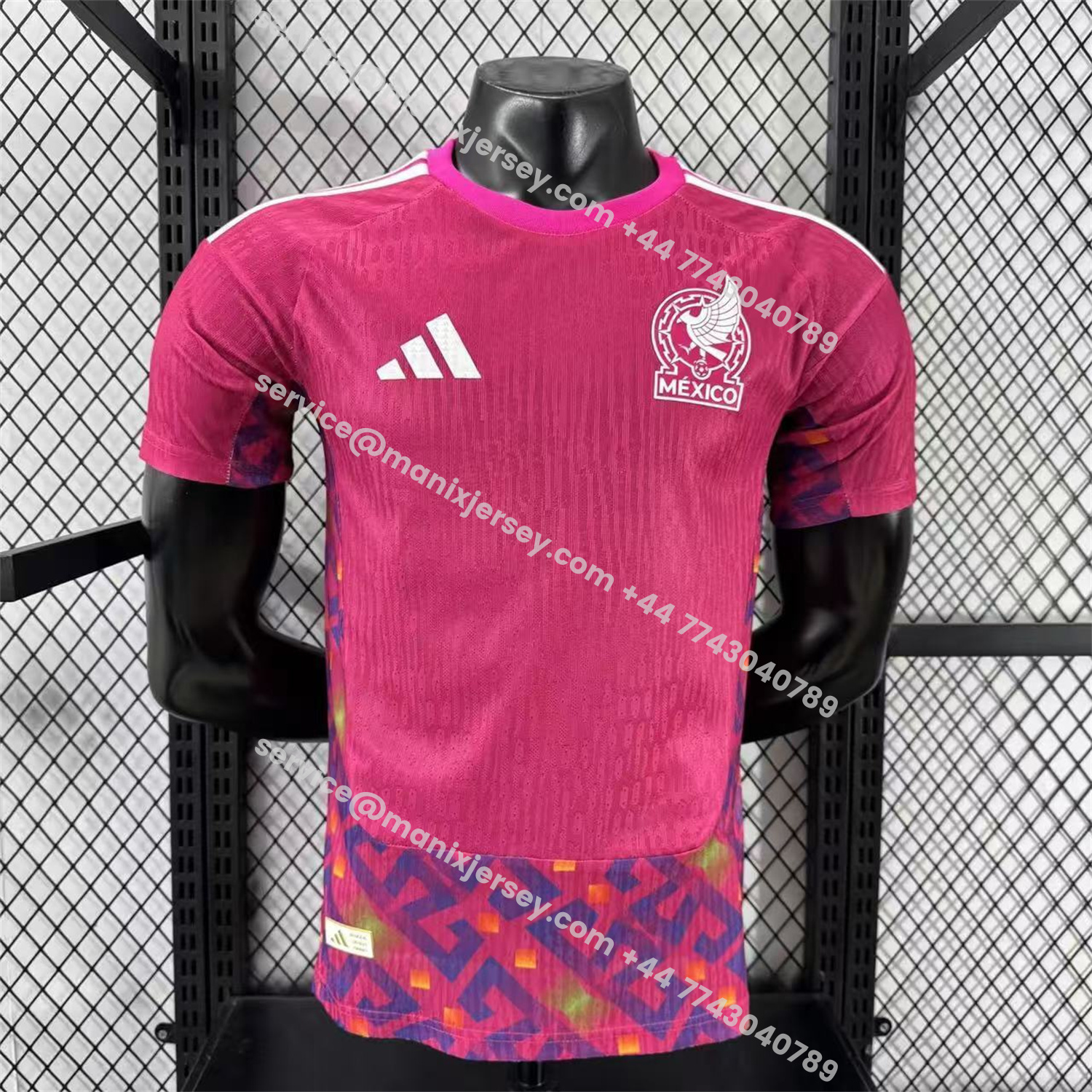 ManixJersey.com | Mexico 2026 Pink Goalkeeper Jersey - Player Version -Customize Name, Number and Patch | Worldwide Shipping