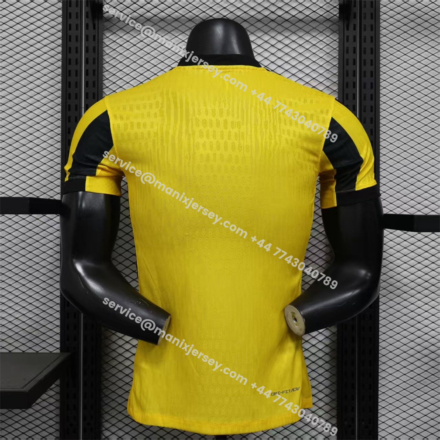 ManixJersey.com | Al Ittihad Jeddah United 25-26 Home Yellow New Sponsors Jersey - Player Version -Customize Name, Number and Patch | Worldwide Shipping