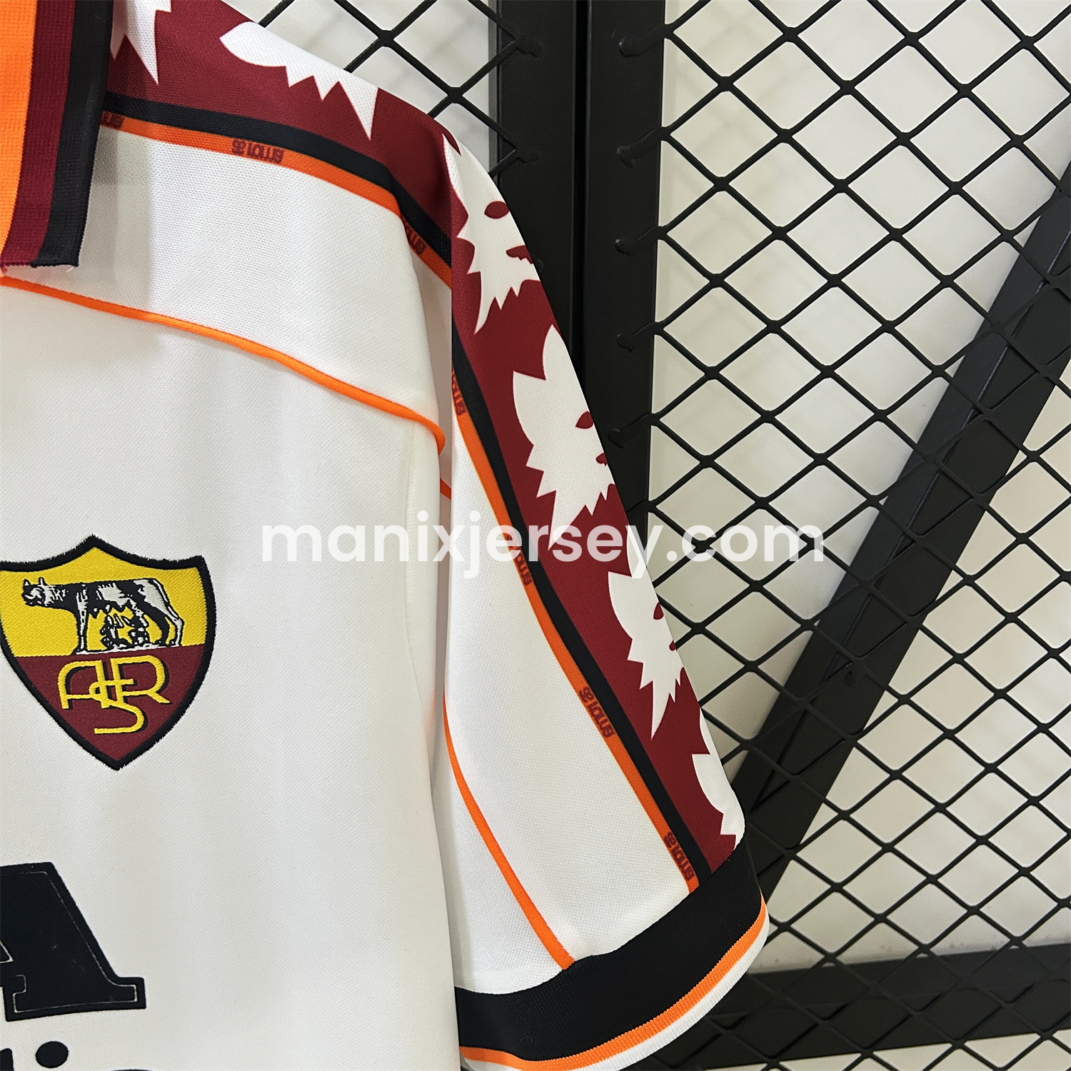 ManixJersey.com | Retro Roma 1998-99 Away Jersey -Customize Name, Number and Patch | Worldwide Shipping