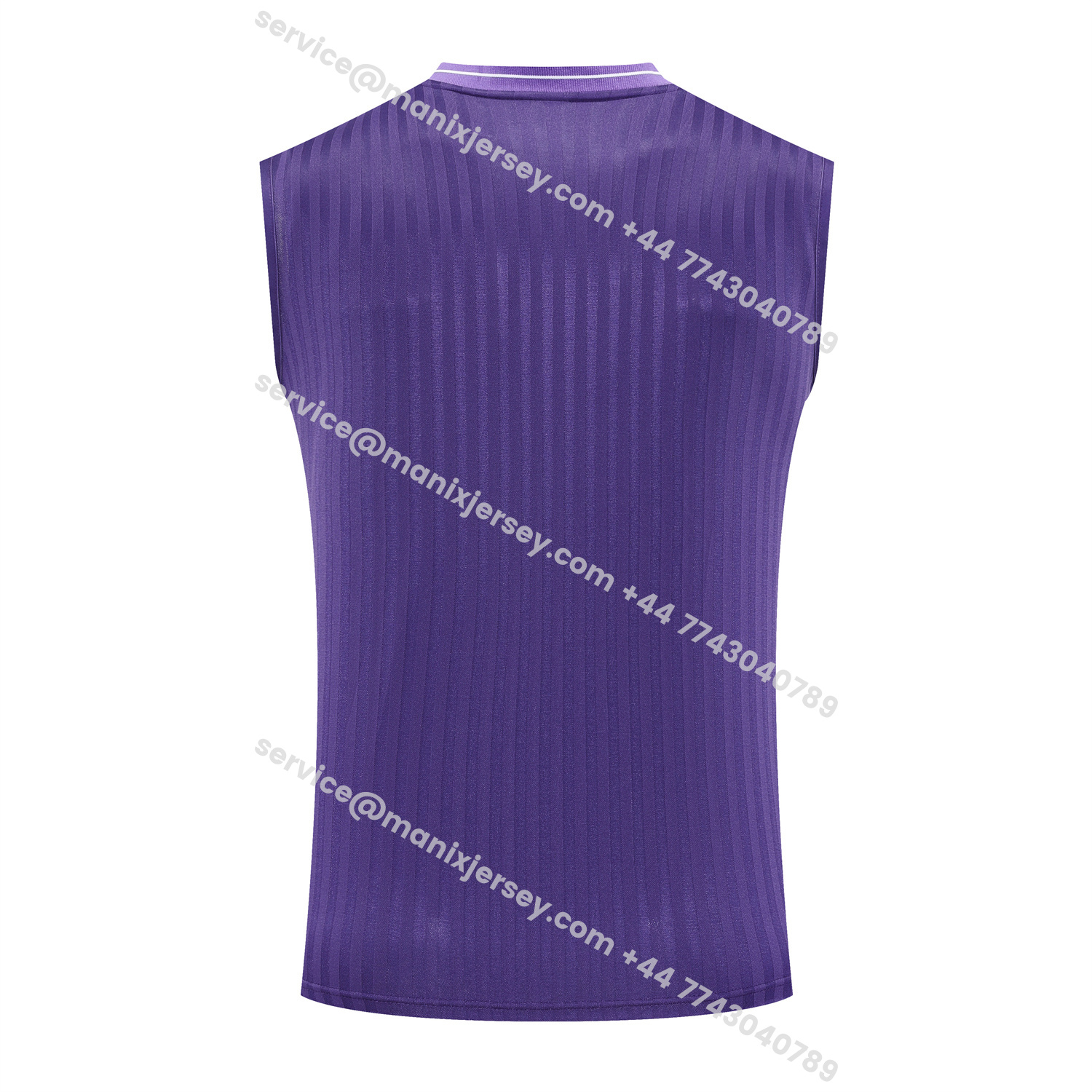 ManixJersey.com | Real Madrid 25-26 Vest Training Set - Pure Purple Vest & Purple Shorts -Customize Name, Number and Patch | Worldwide Shipping