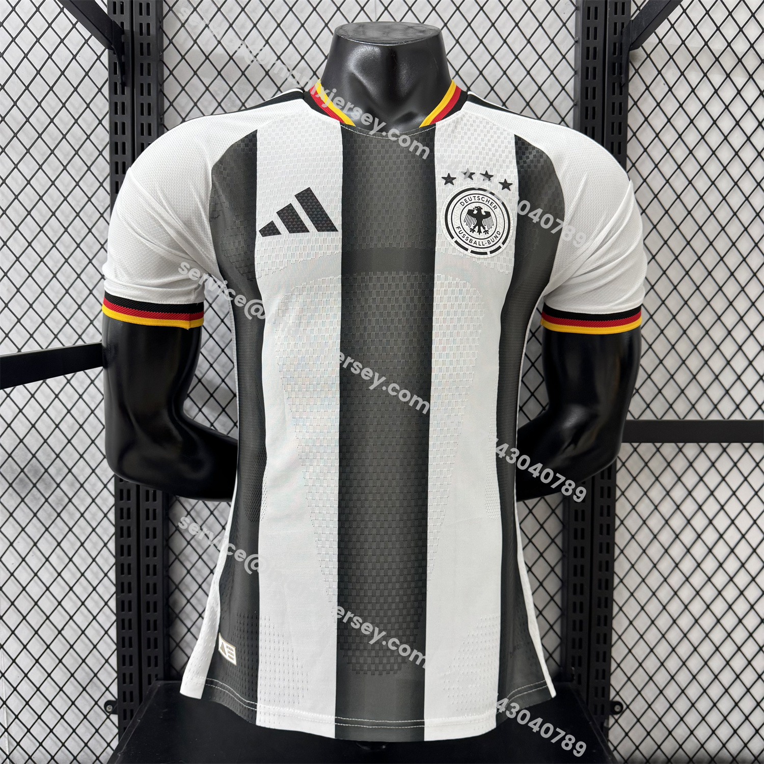 ManixJersey.com | Germany 2026 Black And White Special Jersey - Player Version -Customize Name, Number and Patch | Worldwide Shipping