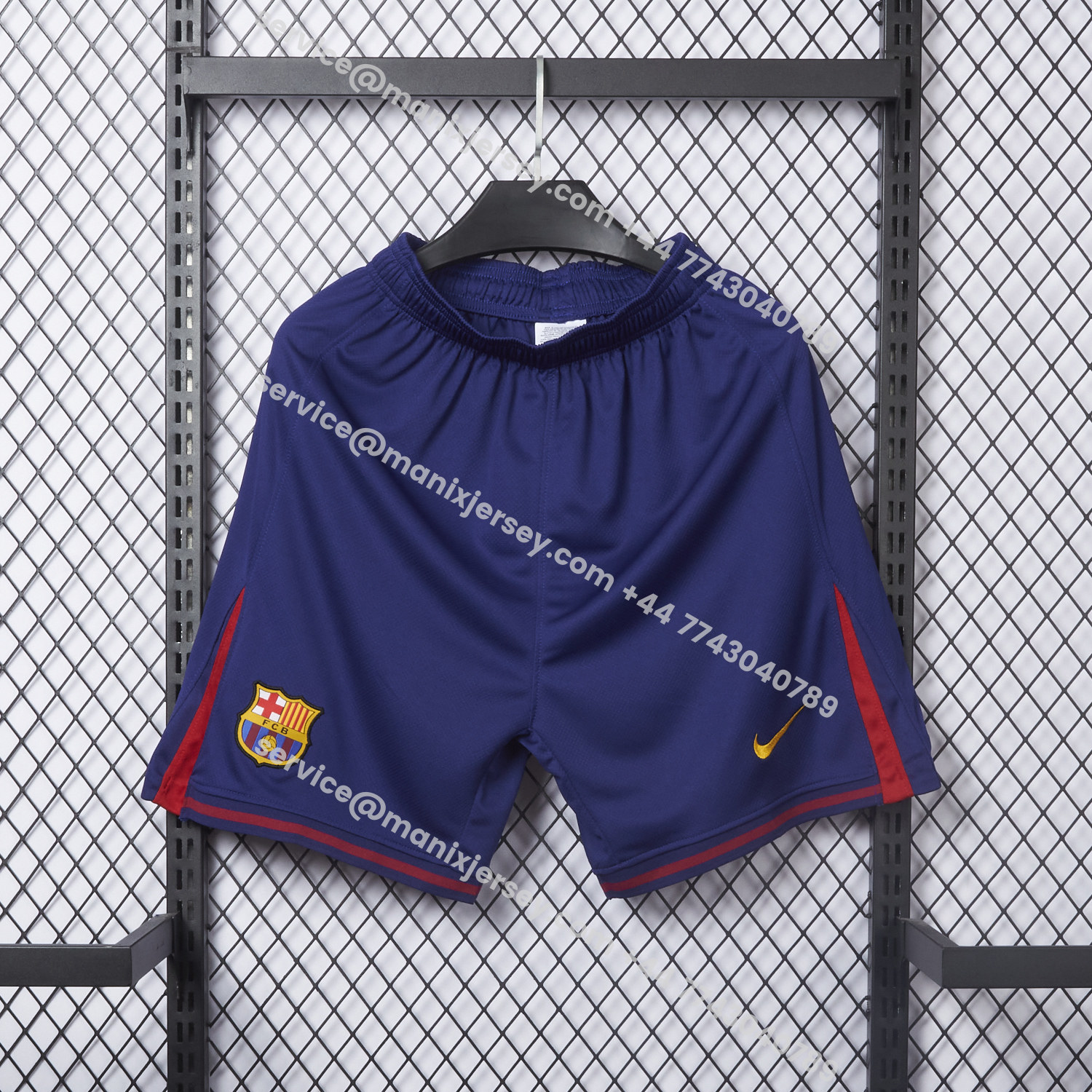 ManixJersey.com | Barcelona 25-26 Home Blue Shorts - Fans Version -Customize Name, Number and Patch | Worldwide Shipping