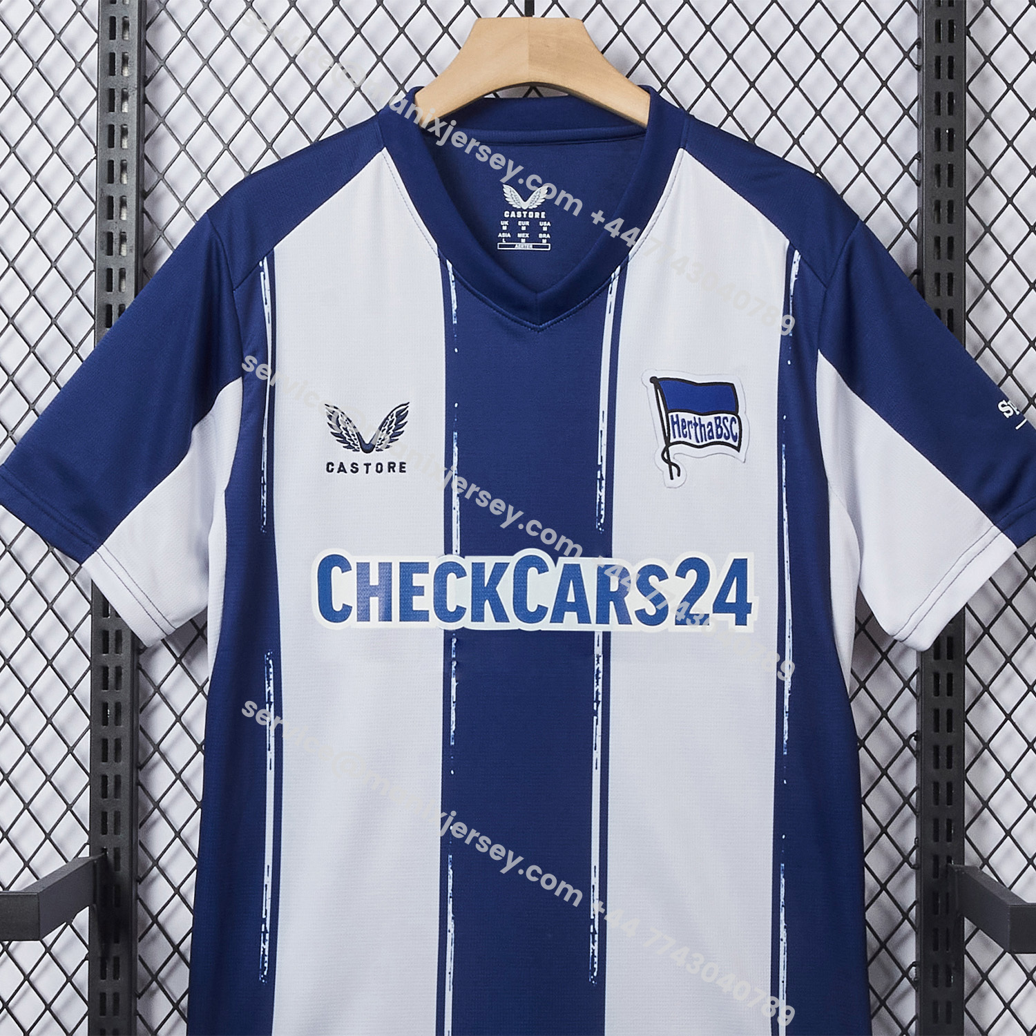 ManixJersey.com | Hertha BSC 25-26 Home Jersey - Fans Version -Customize Name, Number and Patch | Worldwide Shipping