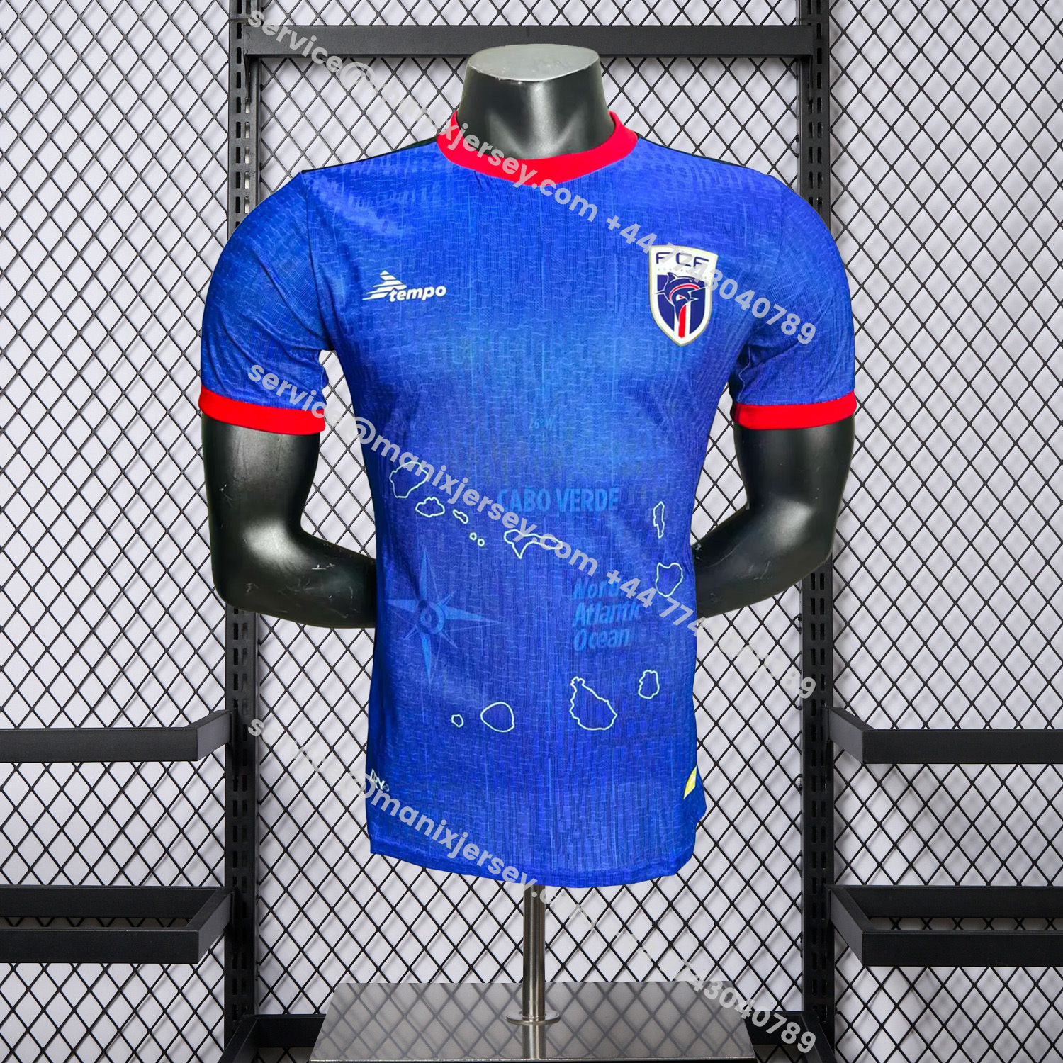 ManixJersey.com | Cabo Verde 2026 Home Jersey - Player Version -Customize Name, Number and Patch | Worldwide Shipping