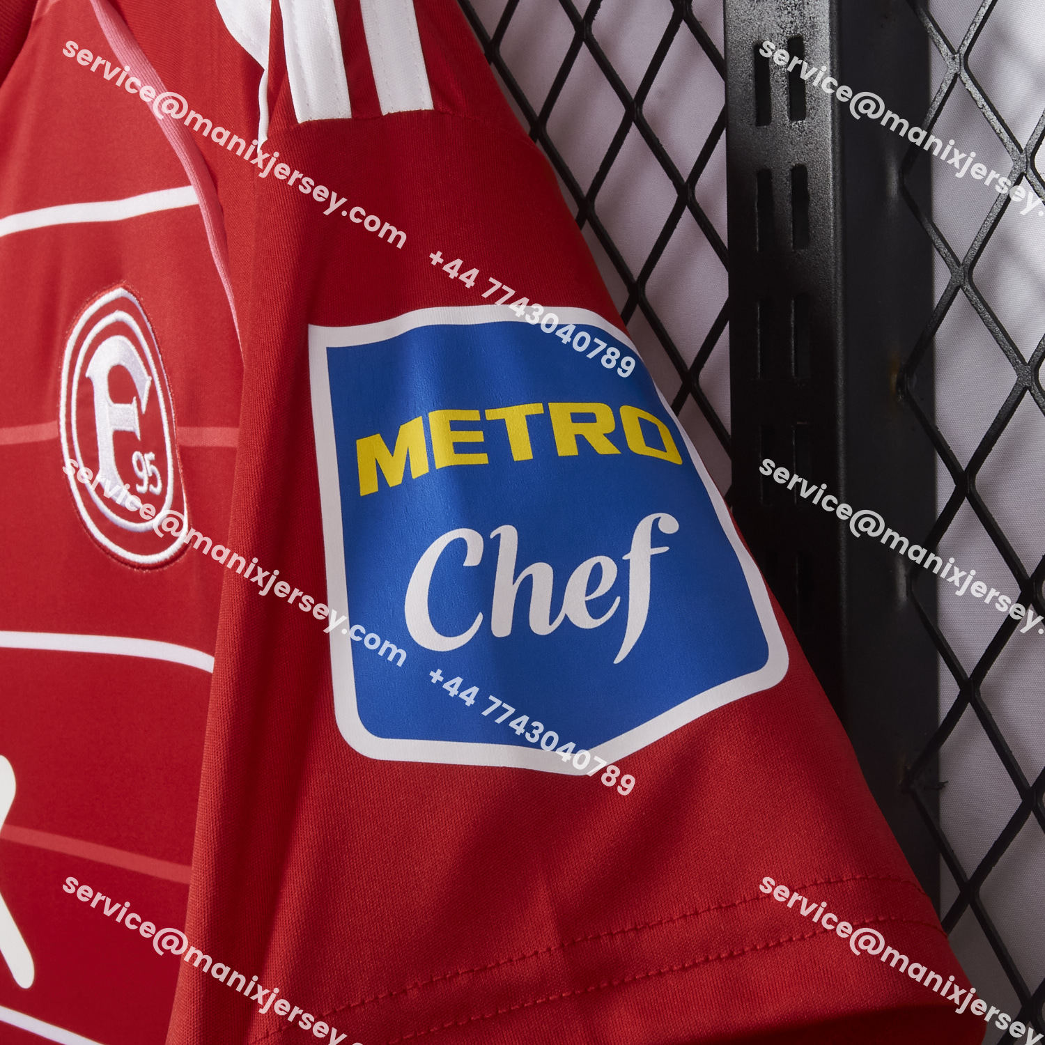 ManixJersey.com | Fortuna Düsseldorf 25-26 Home Jersey - Fans Version -Customize Name, Number and Patch | Worldwide Shipping