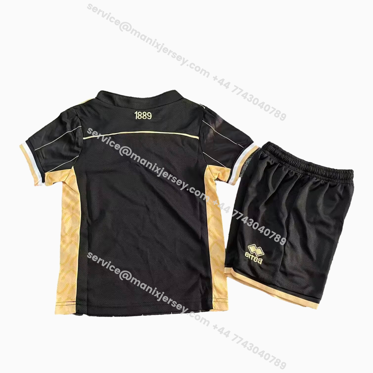 ManixJersey.com | Sheffield United 25-26 Black Goalkeeper Kids Kit -Customize Name, Number and Patch | Worldwide Shipping