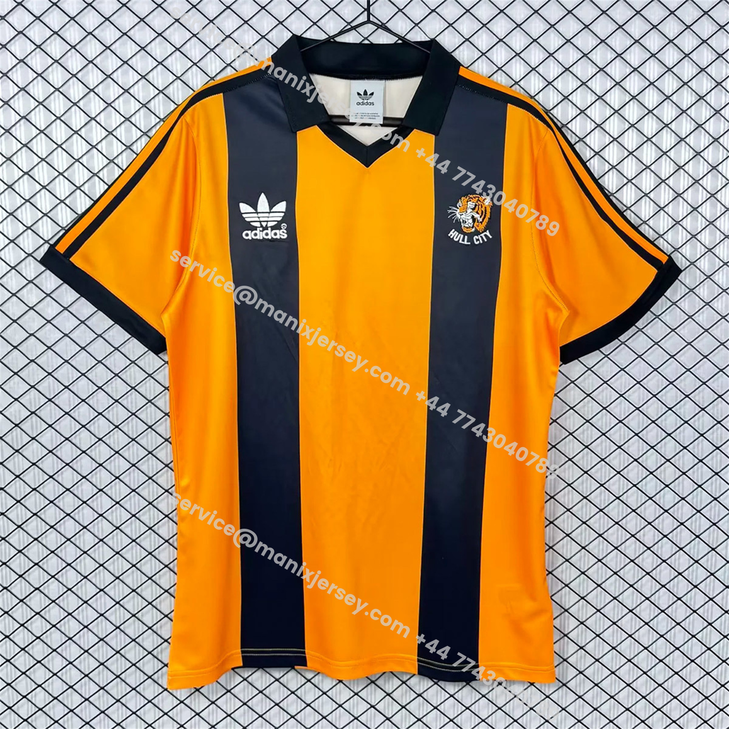 ManixJersey.com | Retro Hull City 1981-82 Home Jersey -Customize Name, Number and Patch | Worldwide Shipping