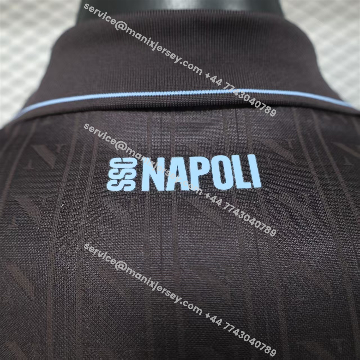 ManixJersey.com | Napoli 25-26 Third Black Jersey - Player Version -Customize Name, Number and Patch | Worldwide Shipping