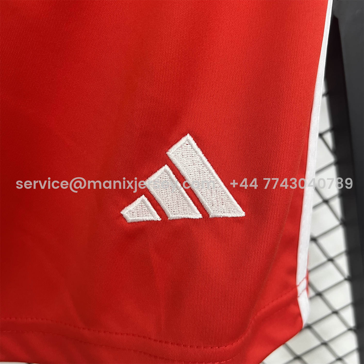 ManixJersey.com | Bayern Munich 25-26 Home Red Shorts - Fans Version -Customize Name, Number and Patch | Worldwide Shipping