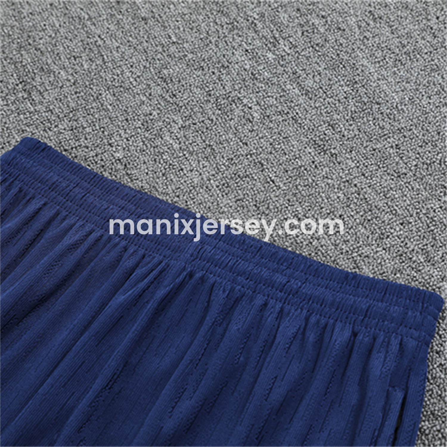 ManixJersey.com | Barcelona 25-26 Kid Long Sleeves Training Set - Royal Blue Top & Royal Blue Pants -Customize Name, Number and Patch | Worldwide Shipping