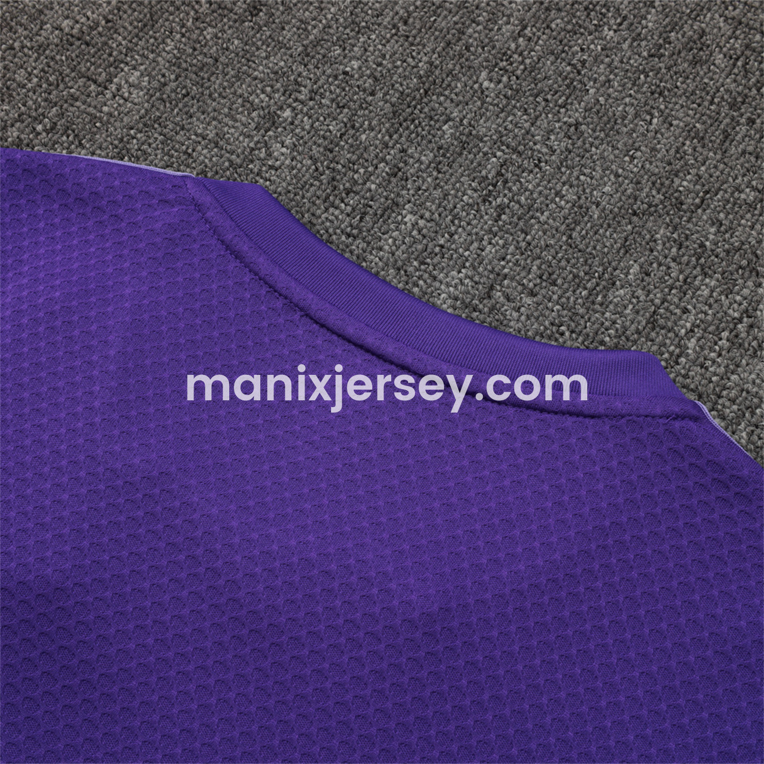 ManixJersey.com | Real Madrid 25-26 Throwback Trefoil Short-Sleeve Training Set - Purple -Customize Name, Number and Patch | Worldwide Shipping