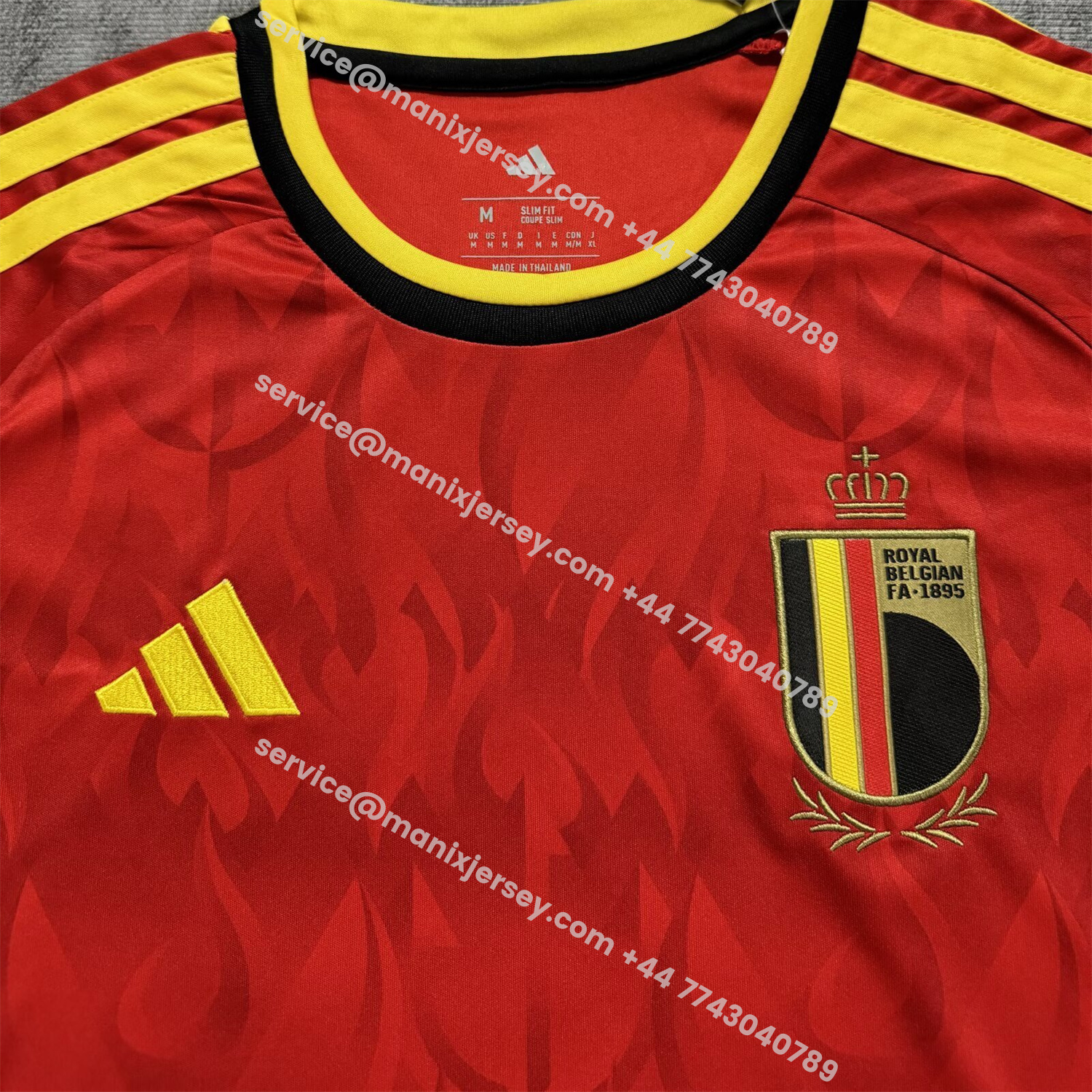 ManixJersey.com | Women's Belgium 2026 Home Jersey - Fans Version -Customize Name, Number and Patch | Worldwide Shipping