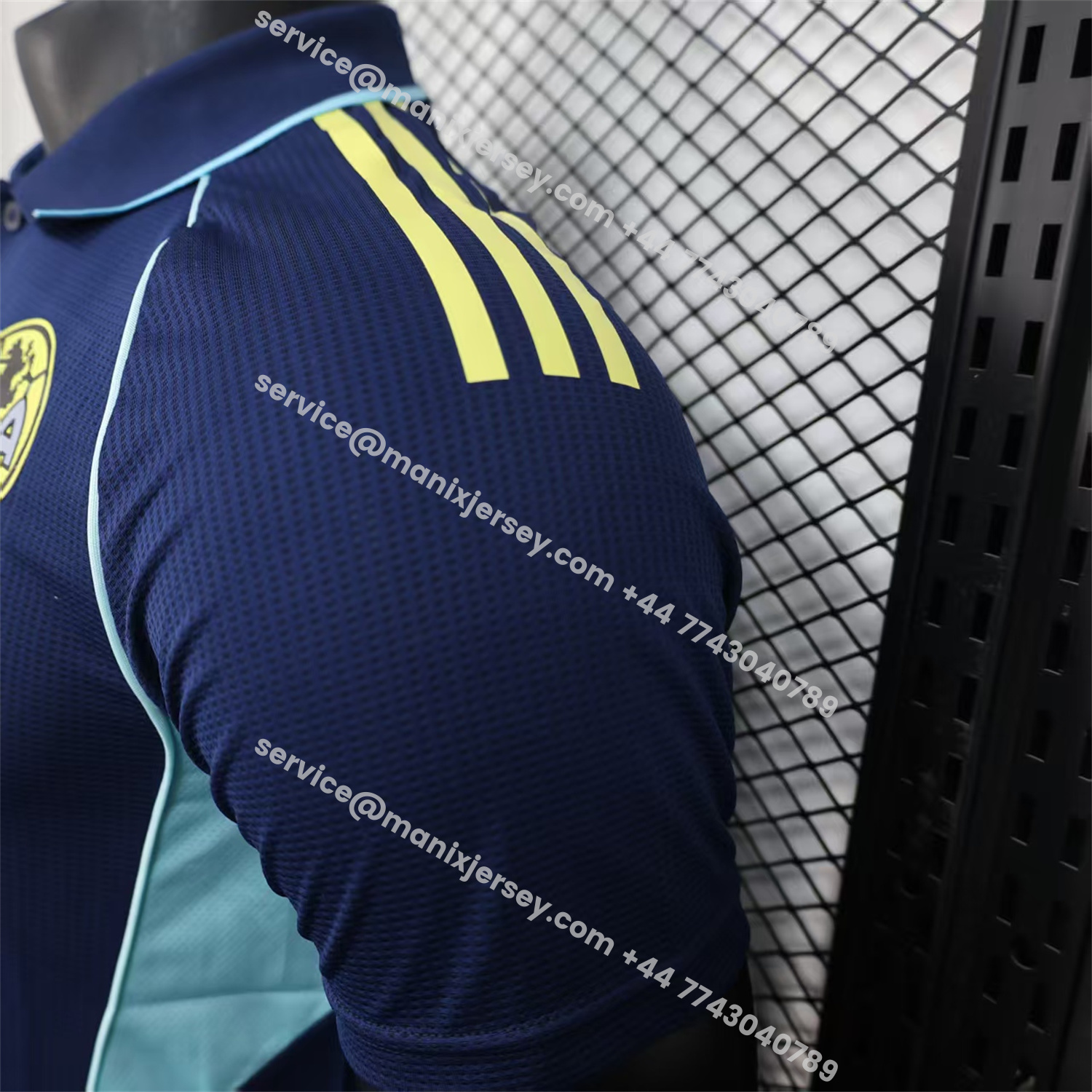 ManixJersey.com | Club América 25-26 Navy Blue Travel Training Jersey - Player Version -Customize Name, Number and Patch | Worldwide Shipping