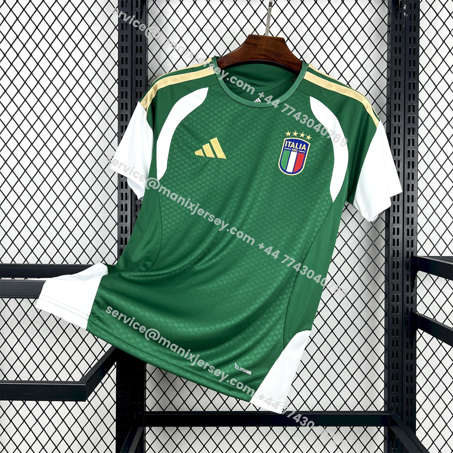ManixJersey.com | Italy 2026 Green Tiro Pre-Match Jersey -Customize Name, Number and Patch | Worldwide Shipping