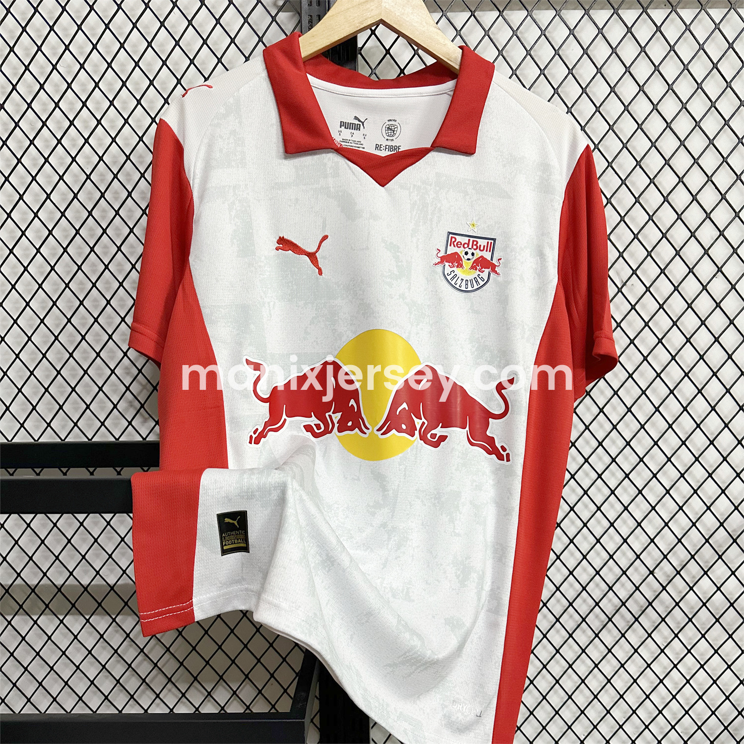 ManixJersey.com | Red Bull Salzburg 25-26 Home Jersey - Fans Version -Customize Name, Number and Patch | Worldwide Shipping