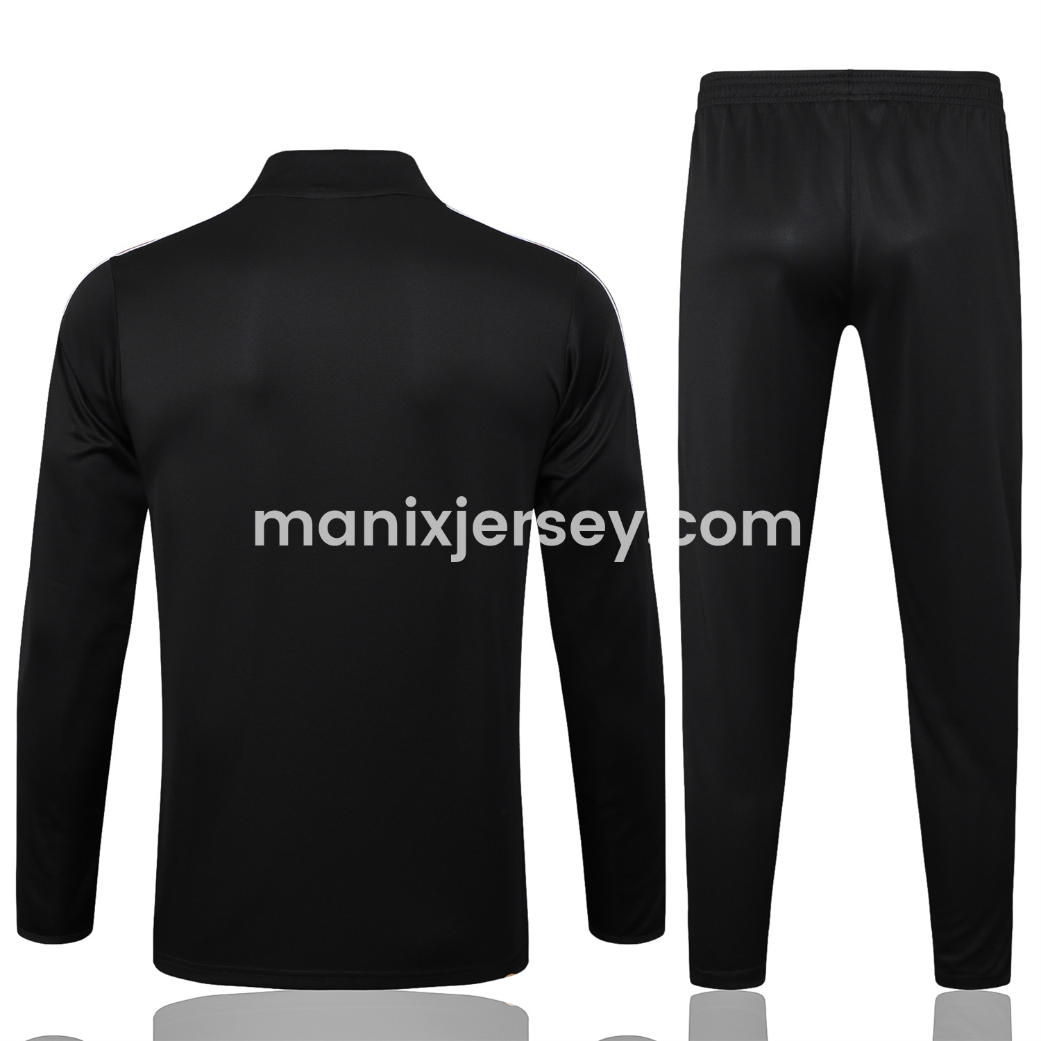 ManixJersey.com | Manchester United 25-26 Originals Terrace Icon Jacket Training Tracksuit - Black -Customize Name, Number and Patch | Worldwide Shipping