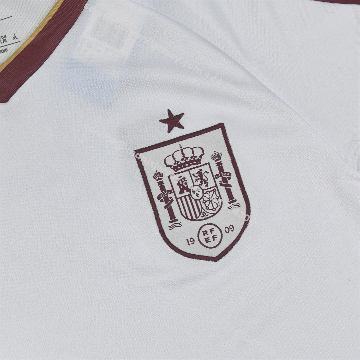 ManixJersey.com | Spain 2026 Away White Jersey - Fans Version -Customize Name, Number and Patch | Worldwide Shipping