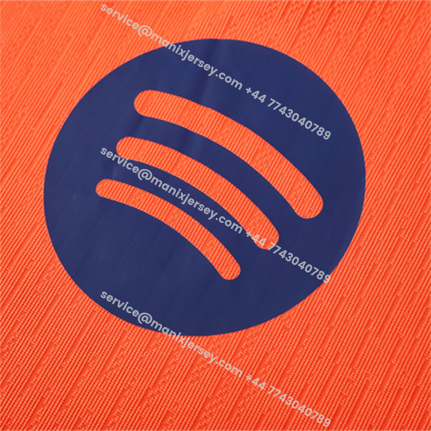 ManixJersey.com | Barcelona 25-26 Long Sleeve Training Set - Orange Top Royal Blue Sponsor & Royal Blue Pants -Customize Name, Number and Patch | Worldwide Shipping