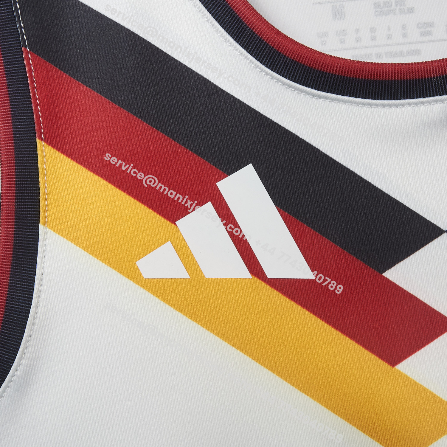 ManixJersey.com | Women's Germany 2026 Home Yoga Vest -Customize Name, Number and Patch | Worldwide Shipping
