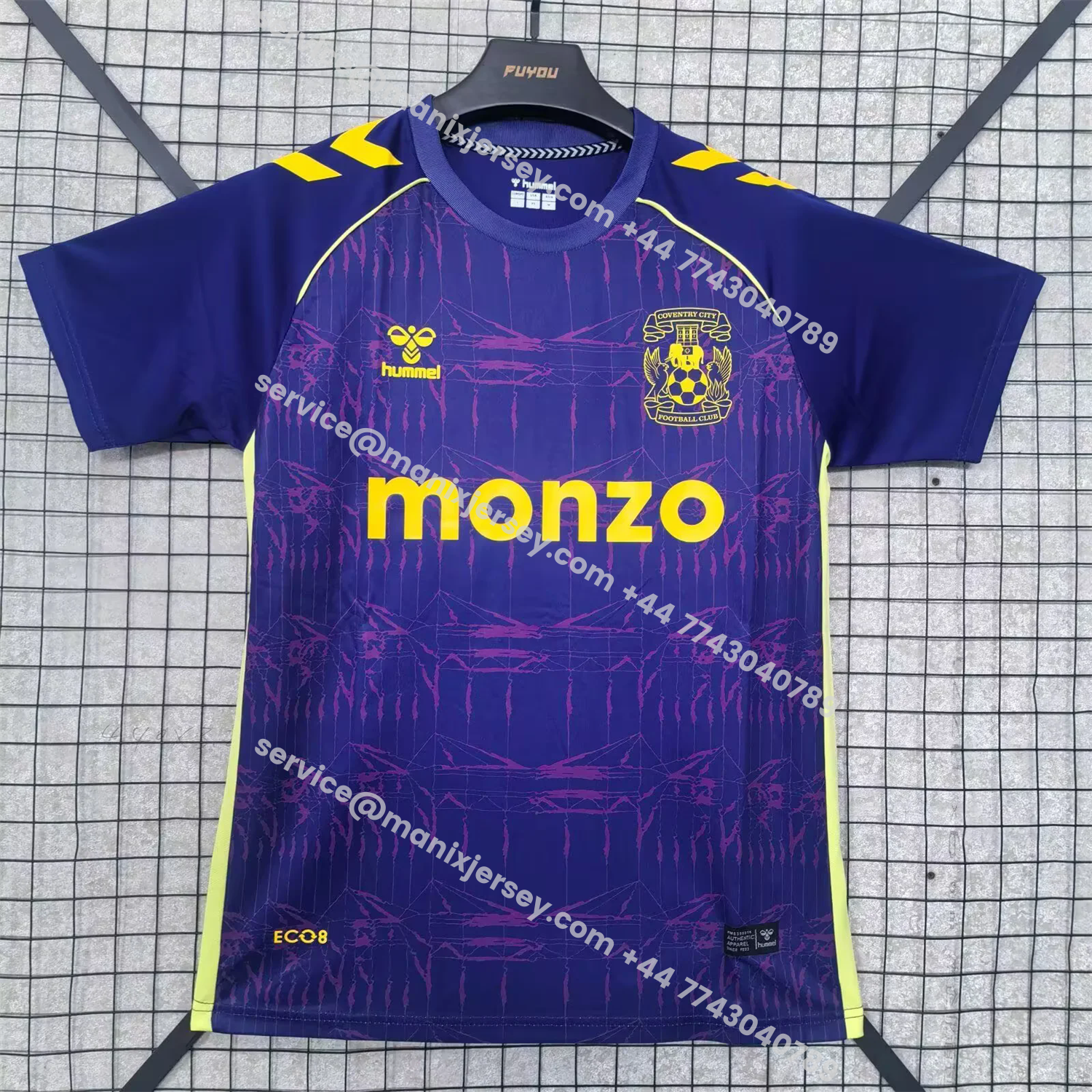 ManixJersey.com | Coventry City 25-26 Goalkeeper Purple Jersey - Fans Version -Customize Name, Number and Patch | Worldwide Shipping