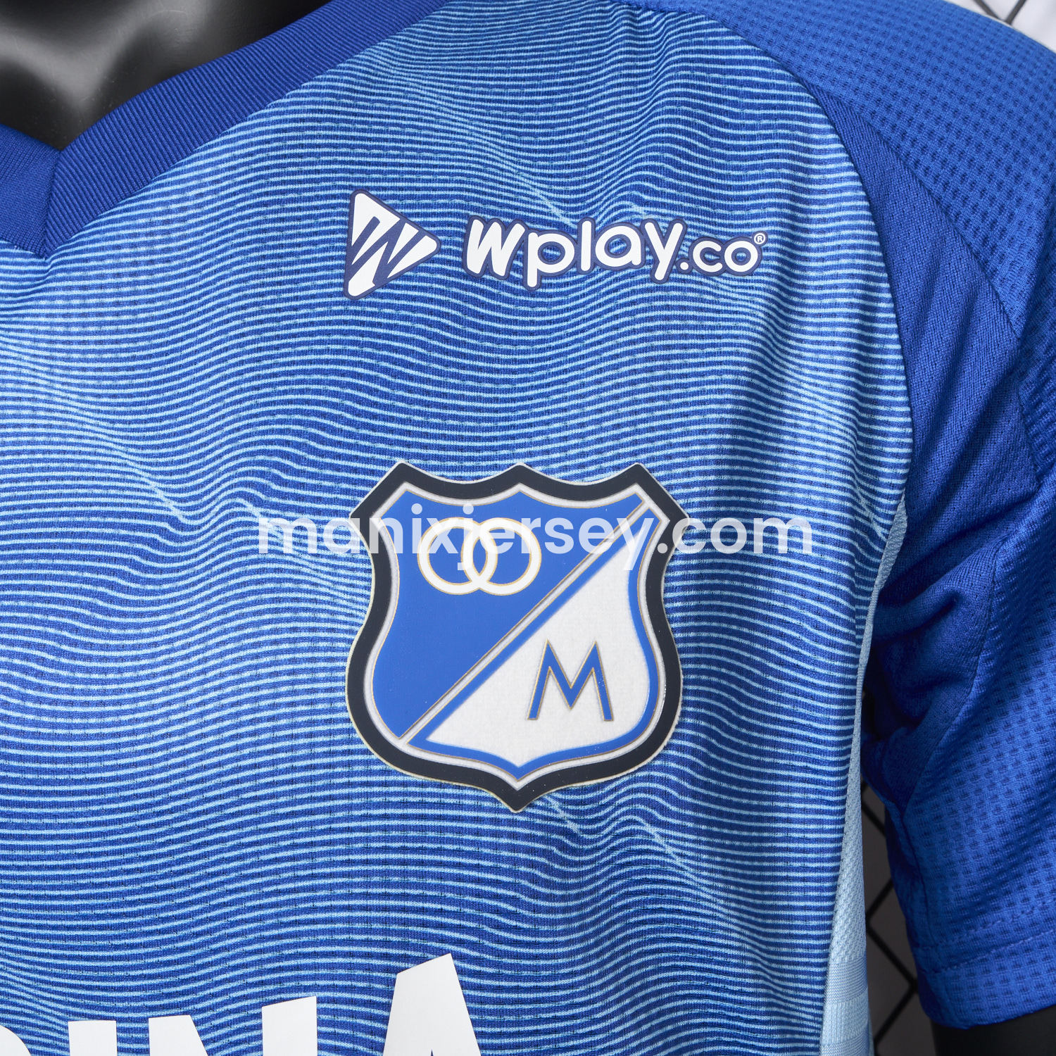 ManixJersey.com | Millonarios 25-26 Home Jersey - Player Version -Customize Name, Number and Patch | Worldwide Shipping