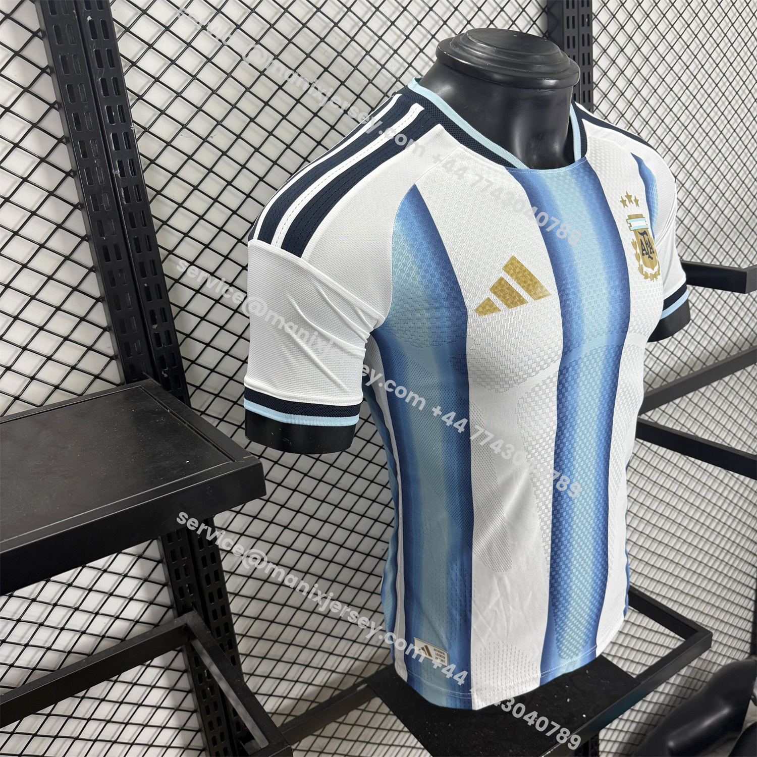 ManixJersey.com | Argentina 2026 Home Jersey Without Chest Patch - Player Version -Customize Name, Number and Patch | Worldwide Shipping