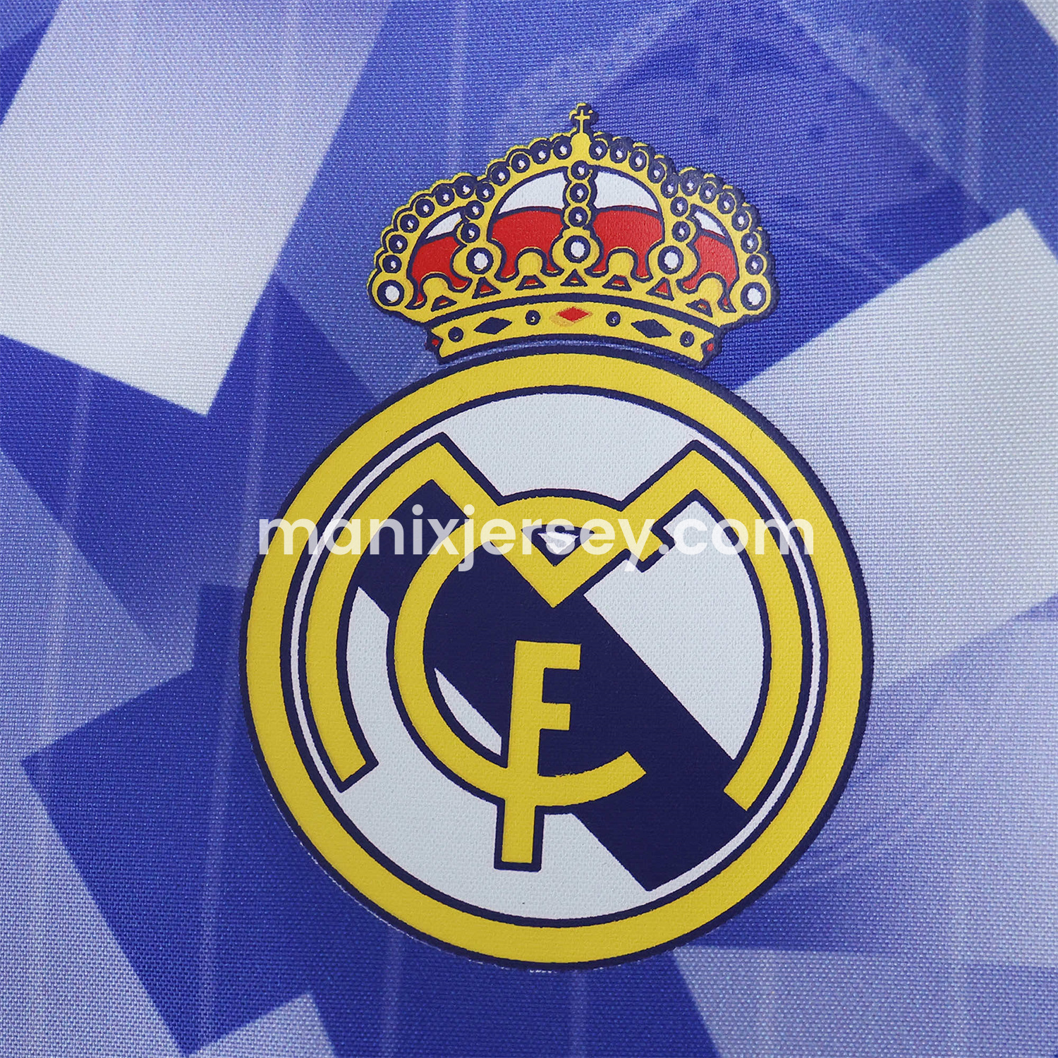 ManixJersey.com | Retro Real Madrid 1996-97 Double Sided Reversible Windbreaker - Blue & Green -Customize Name, Number and Patch | Worldwide Shipping