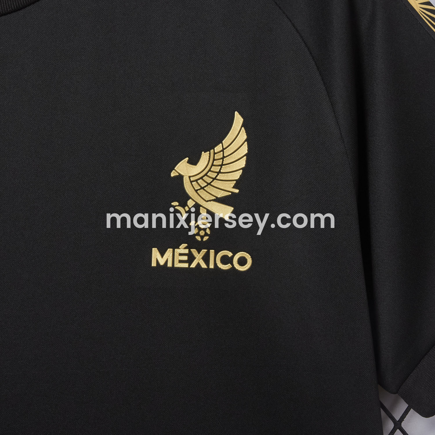 ManixJersey.com | Mexico 2025 Gold Cup Black Training Special Jersey - Fans Version -Customize Name, Number and Patch | Worldwide Shipping