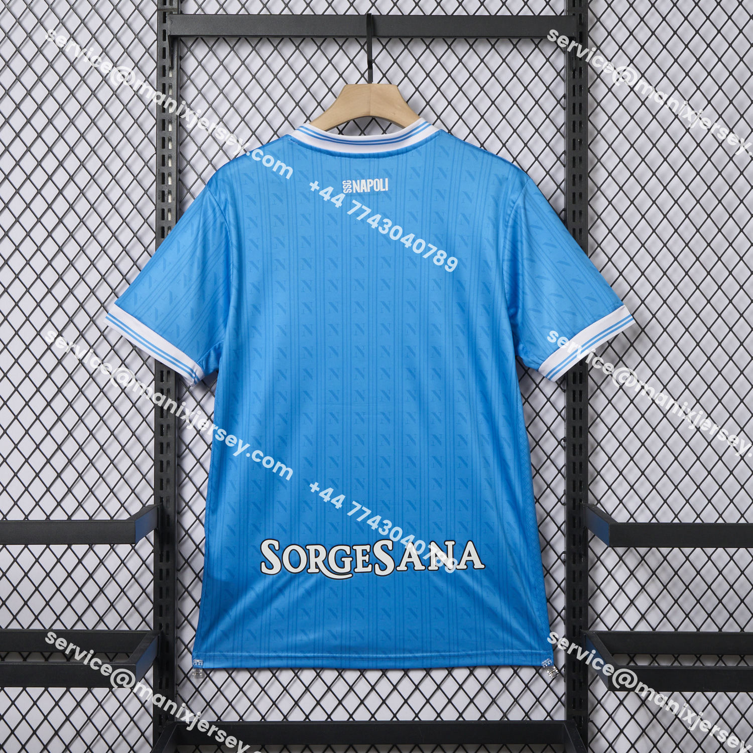 ManixJersey.com | Napoli 25-26 Home Jersey - Fans Version -Customize Name, Number and Patch | Worldwide Shipping