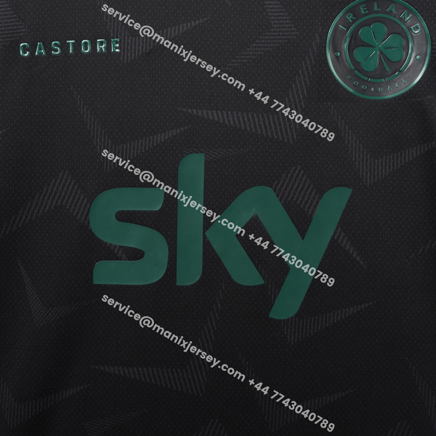 ManixJersey.com | Ireland 2026 Stealth Black Special Jersey - Fans Version -Customize Name, Number and Patch | Worldwide Shipping