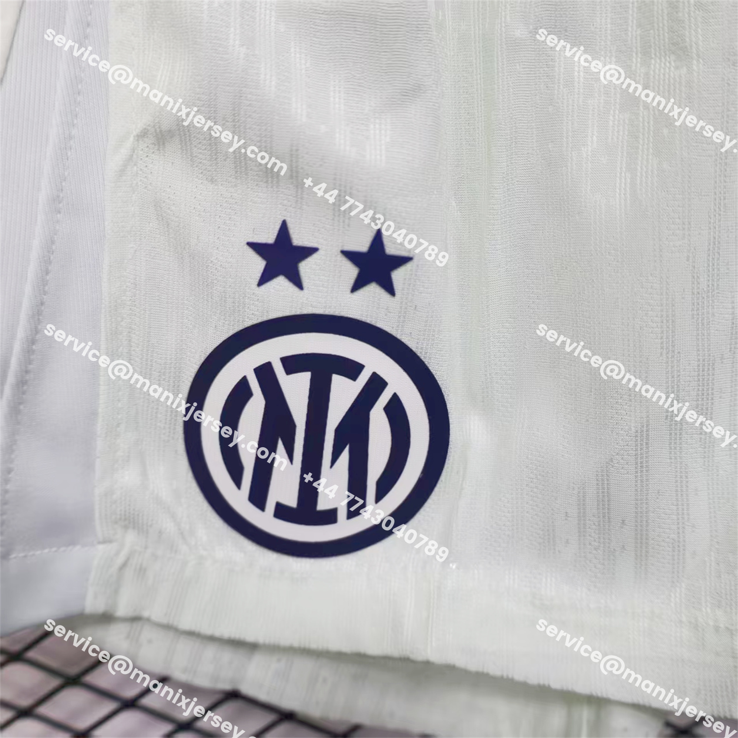 ManixJersey.com | Inter Milan 25-26 Away White Shorts - Player Version -Customize Name, Number and Patch | Worldwide Shipping