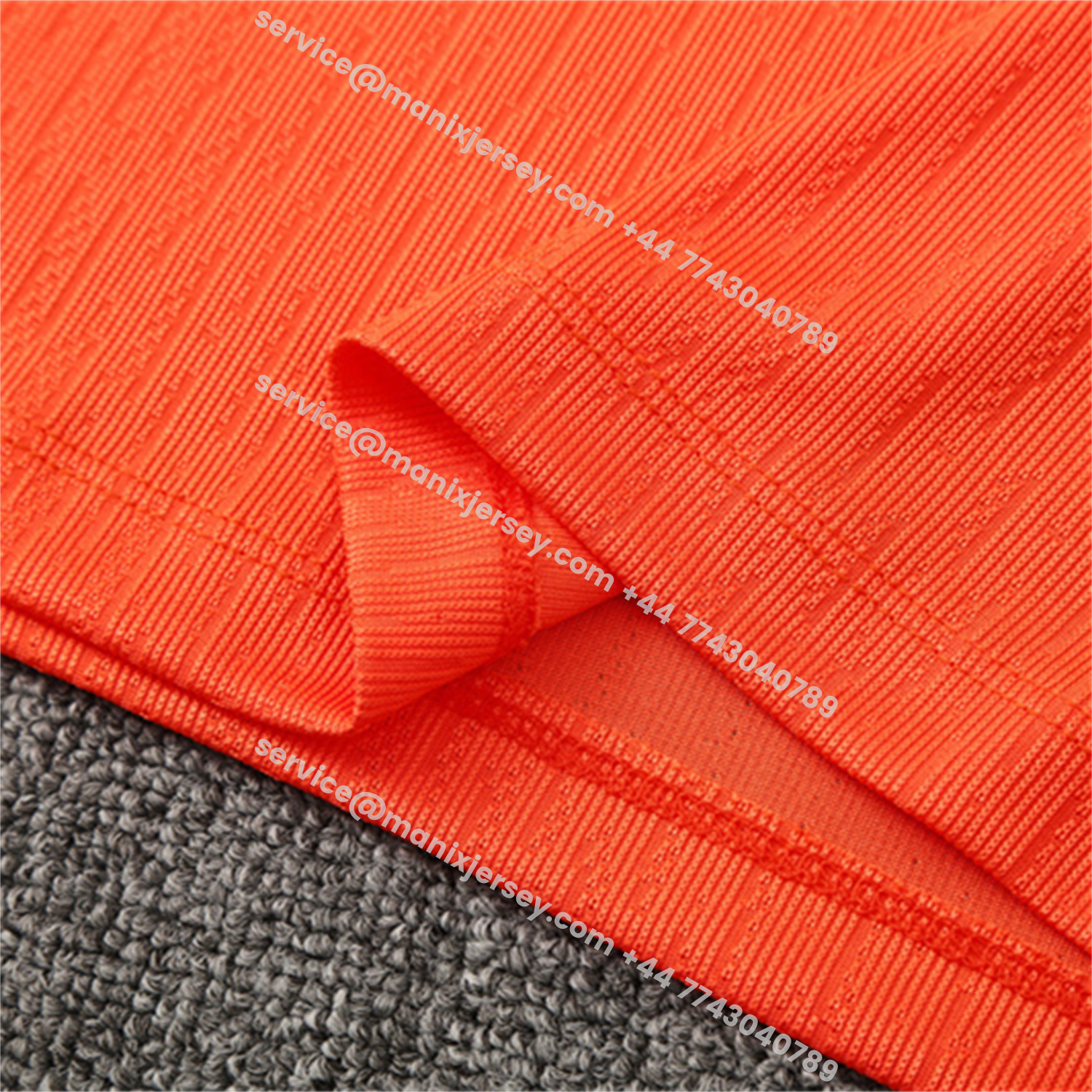 ManixJersey.com | Barcelona 25-26 Long Sleeve Training Set - Orange Top Royal Blue Sponsor & Royal Blue Pants -Customize Name, Number and Patch | Worldwide Shipping