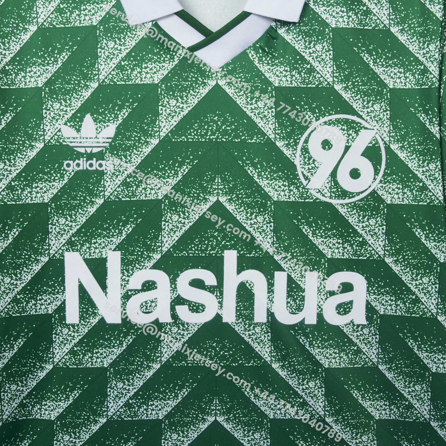 ManixJersey.com | Retro Hannover 96 1990-91 Away Green Jersey -Customize Name, Number and Patch | Worldwide Shipping