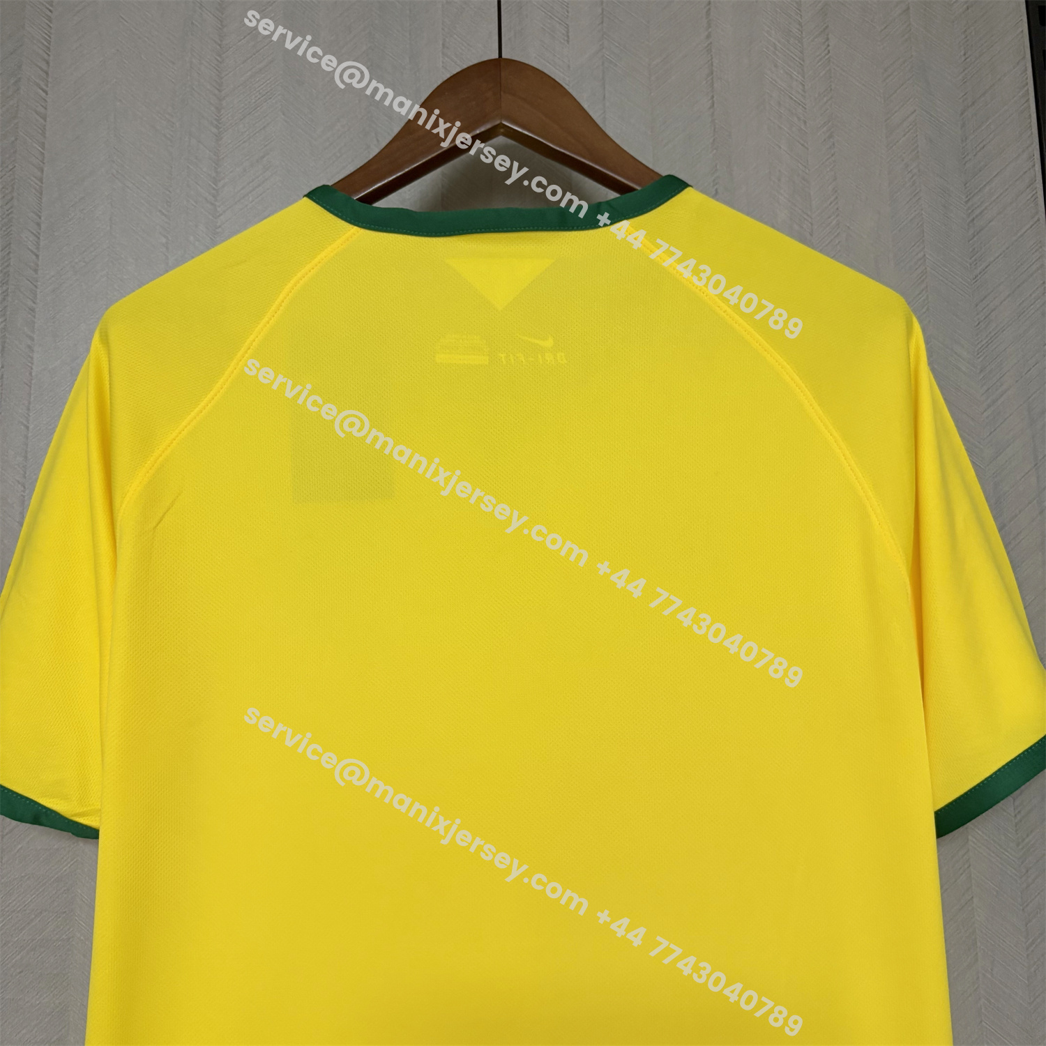 ManixJersey.com | Retro Brazil 2014 Home Jersey -Customize Name, Number and Patch | Worldwide Shipping