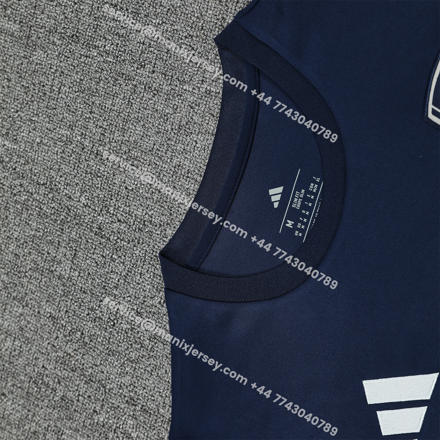 ManixJersey.com | Arsenal 25-26 Vest Training Set - Deep Blue Vest and Shorts -Customize Name, Number and Patch | Worldwide Shipping