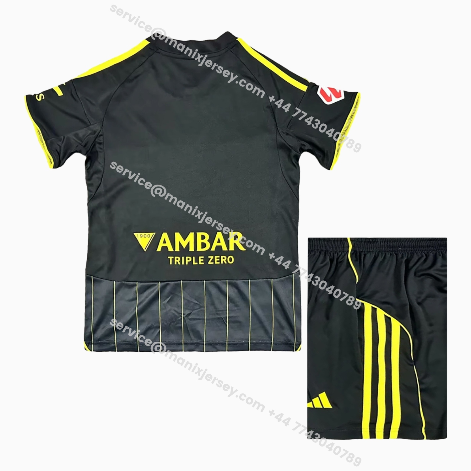 ManixJersey.com | Real Zaragoza 25-26 Away Kids Kit -Customize Name, Number and Patch | Worldwide Shipping