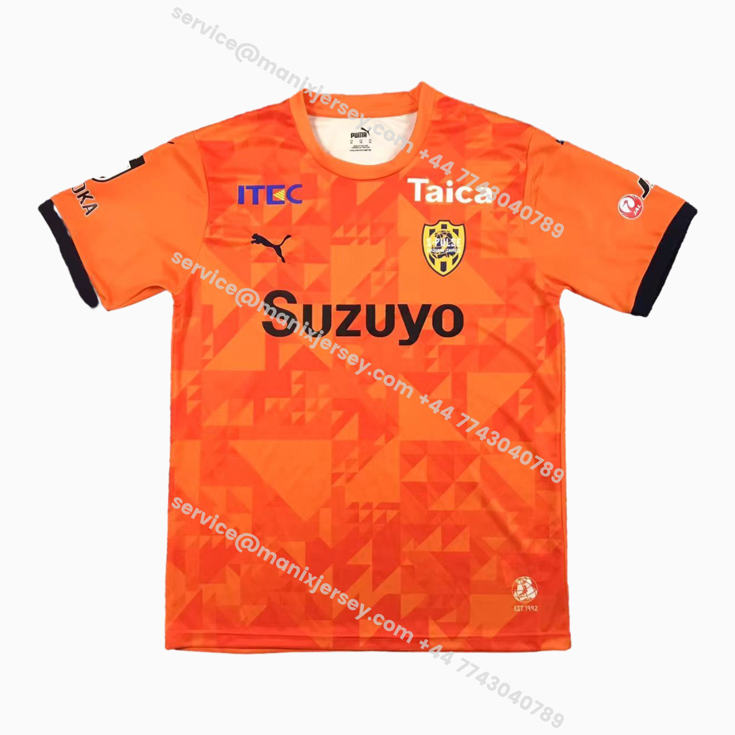 ManixJersey.com | Shimizu S-Pulse 25-26 Home Jersey - Fans Version -Customize Name, Number and Patch | Worldwide Shipping