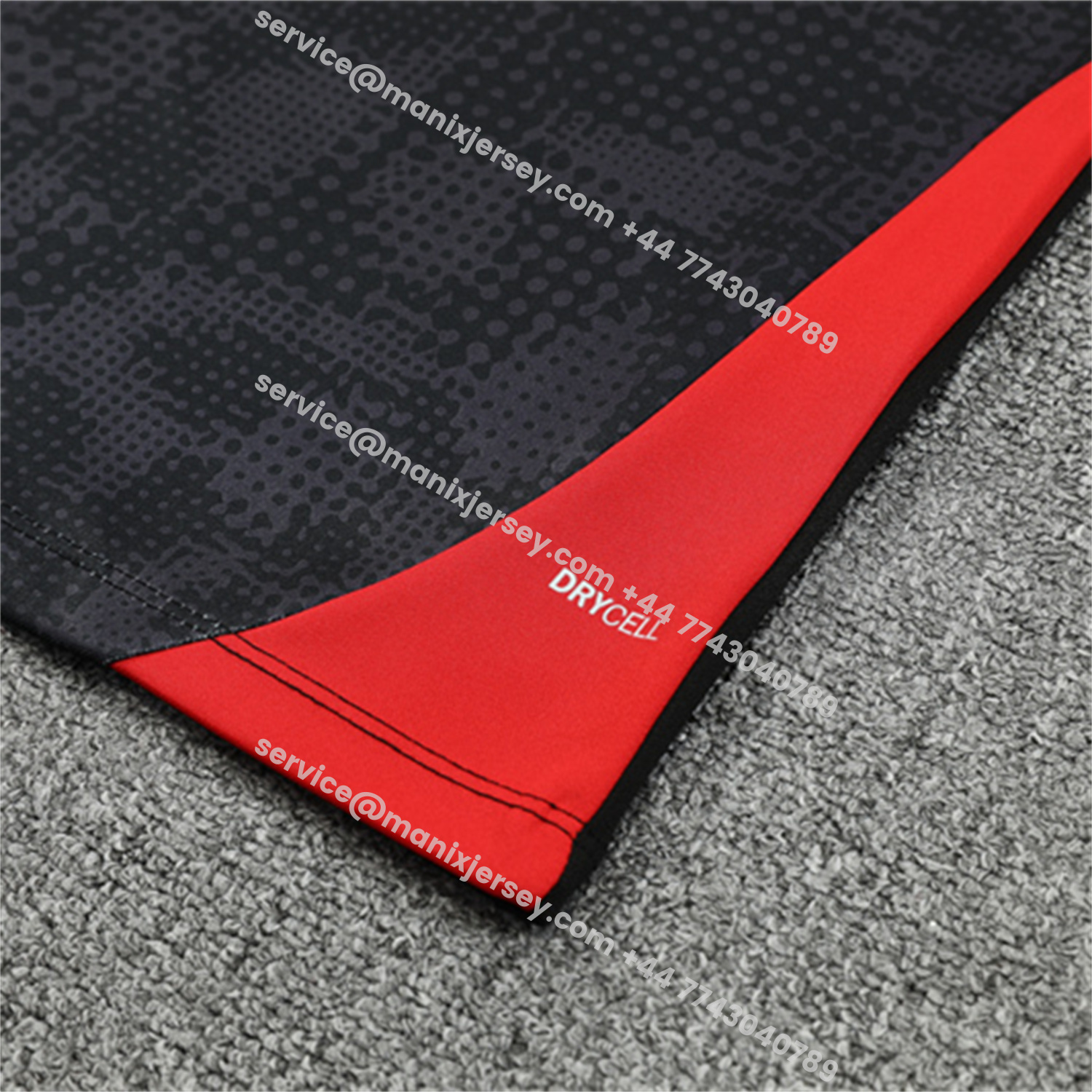 ManixJersey.com | AC Milan 25-26 Kids Long Sleeve Training Set - Black Top & Black Pants -Customize Name, Number and Patch | Worldwide Shipping