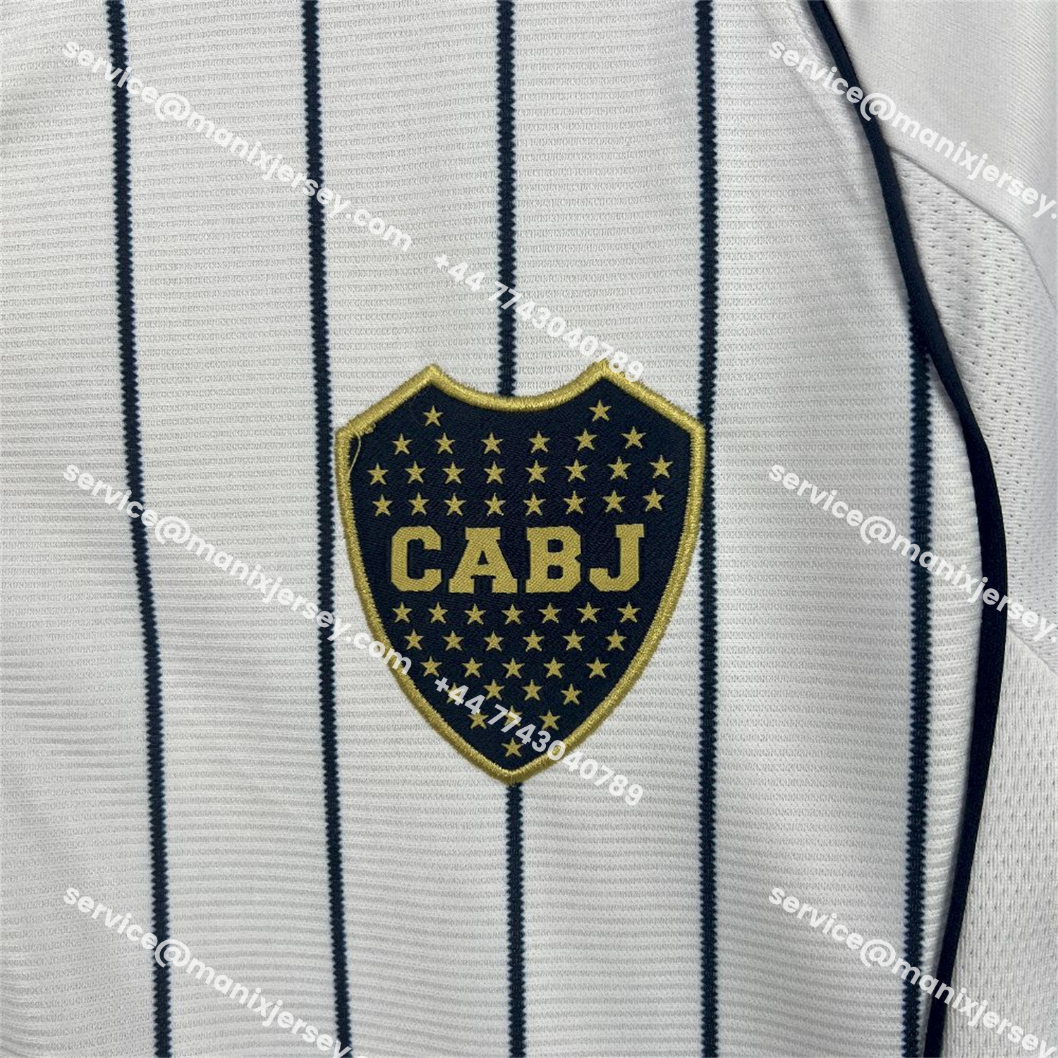 ManixJersey.com | Boca Juniors 25-26 White Baseball Jersey -Customize Name, Number and Patch | Worldwide Shipping