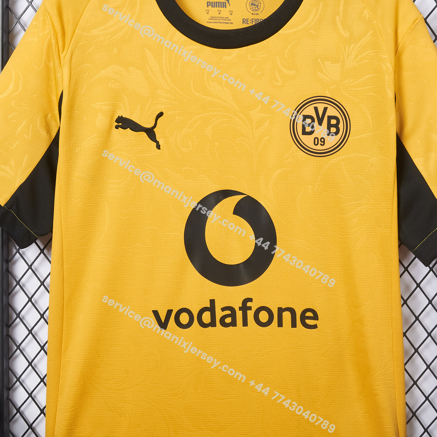 ManixJersey.com | Dortmund 25-26 Yellow Cup Jersey With Sponsors - Fans Version -Customize Name, Number and Patch | Worldwide Shipping