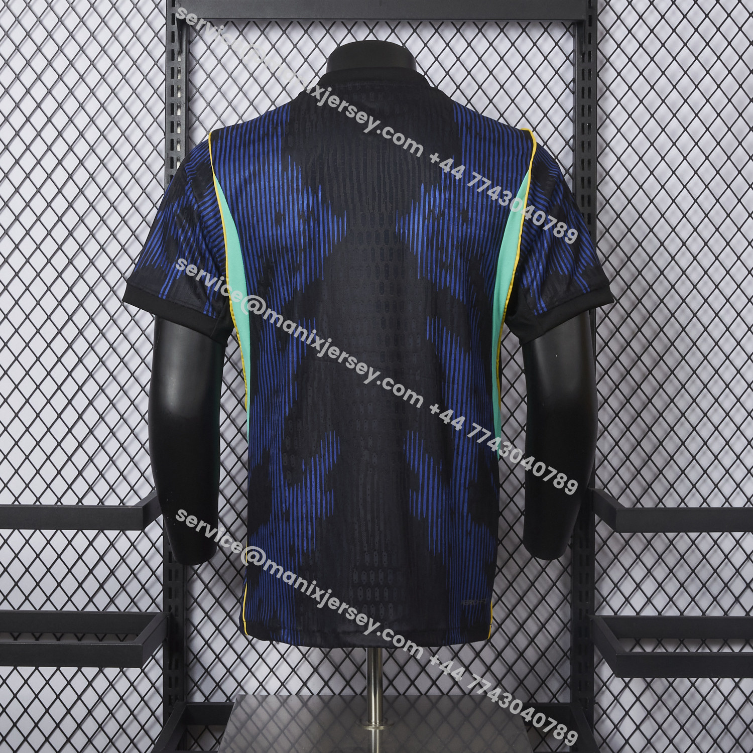 ManixJersey.com | Brazil 2026 Away Blue Jersey - Player Version -Customize Name, Number and Patch | Worldwide Shipping