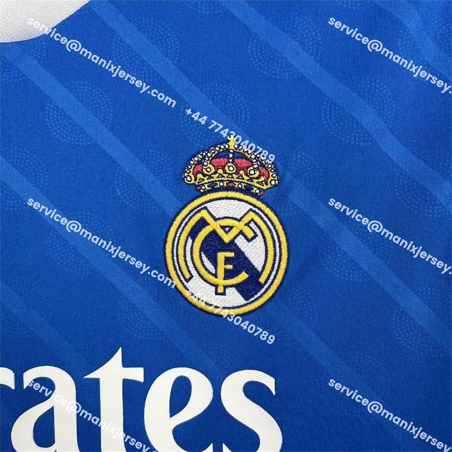 ManixJersey.com | Real Madrid 25-26 Third Long Sleeves Jersey - Fans Version -Customize Name, Number and Patch | Worldwide Shipping