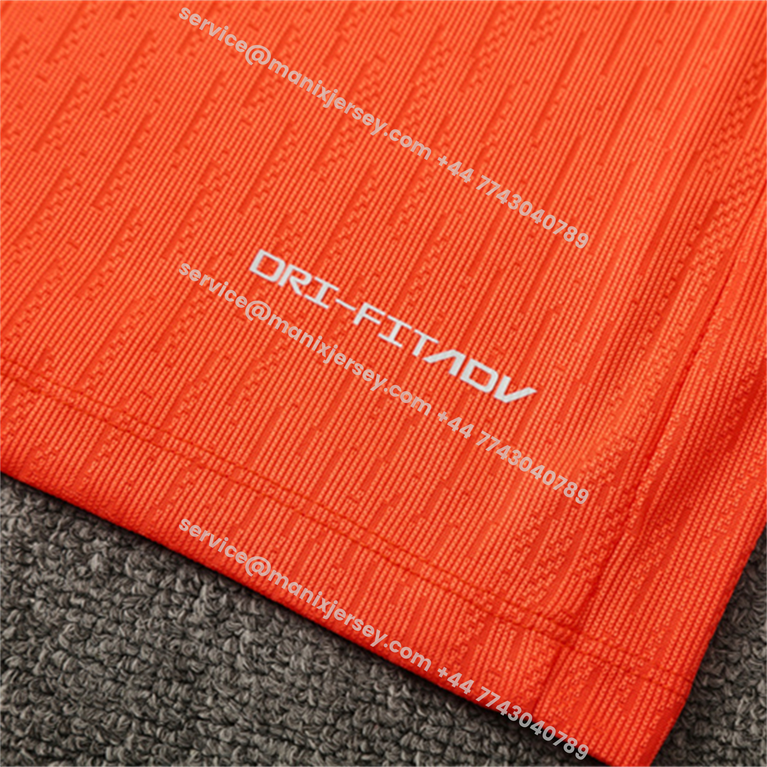 ManixJersey.com | Barcelona 25-26 Long Sleeve Training Set - Orange Top Royal Blue Sponsor & Royal Blue Pants -Customize Name, Number and Patch | Worldwide Shipping