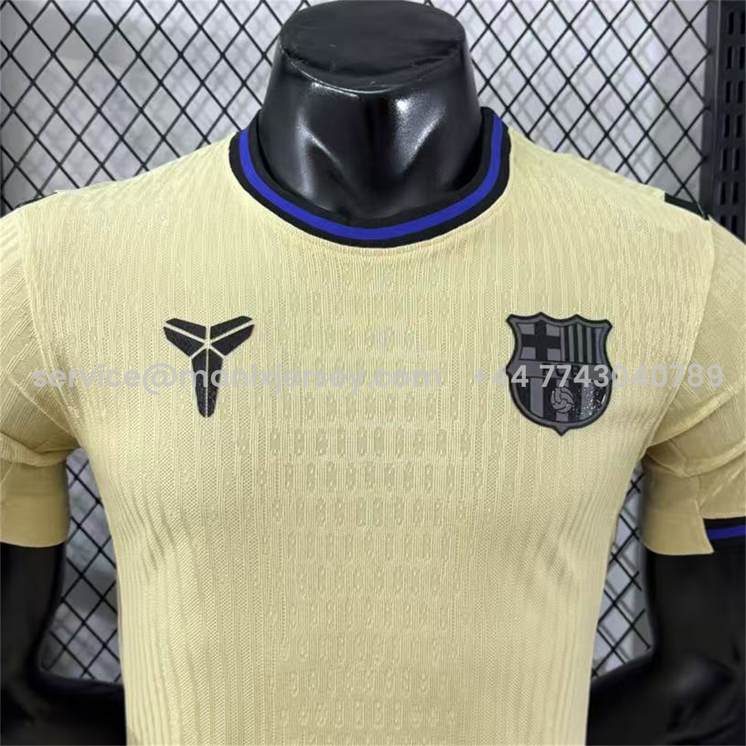 ManixJersey.com | Barcelona 25-26 Away Unsponsored Jersey - Player Version -Customize Name, Number and Patch | Worldwide Shipping